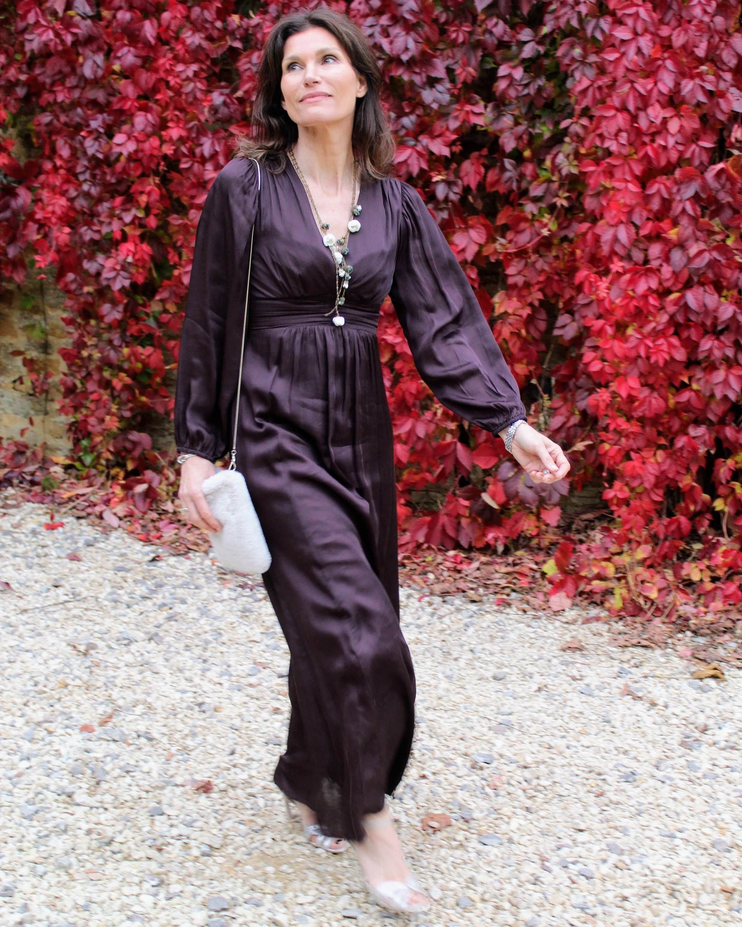 BRDR Dresses Valarie Dress in Dark Wine