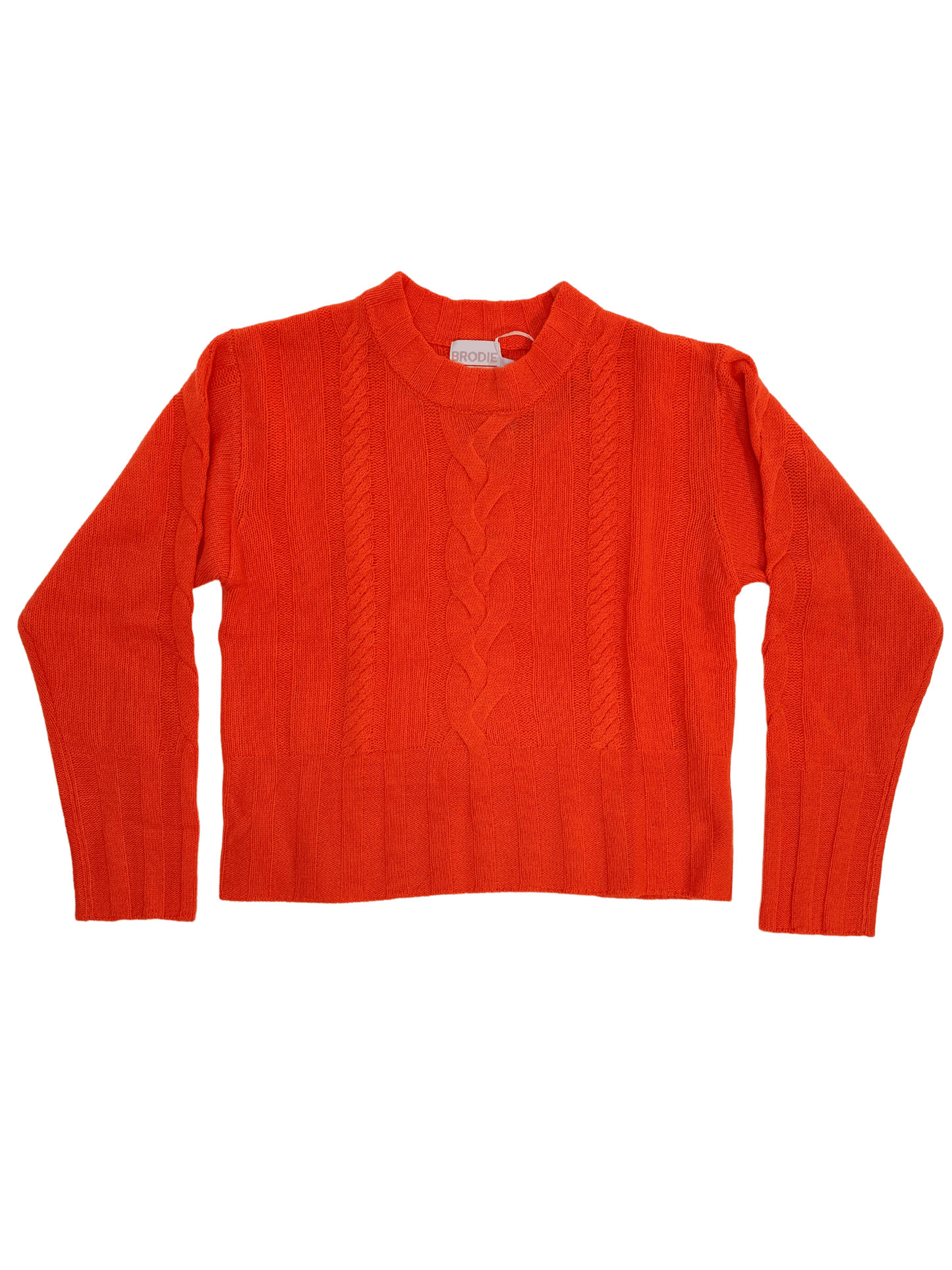BRODIE Cashmere Knitwear Lilly Cable Jumper