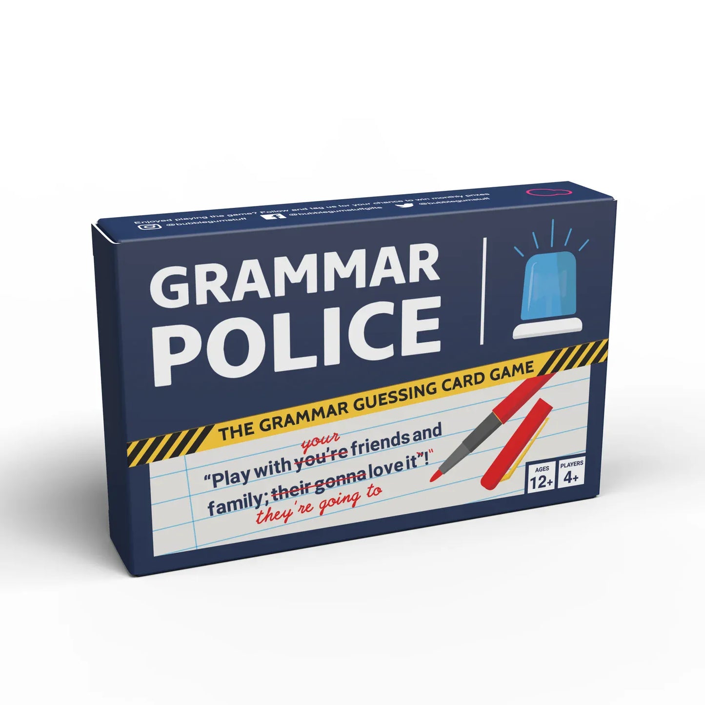Bubblegum Stuff Card Games Grammar Police Card Game