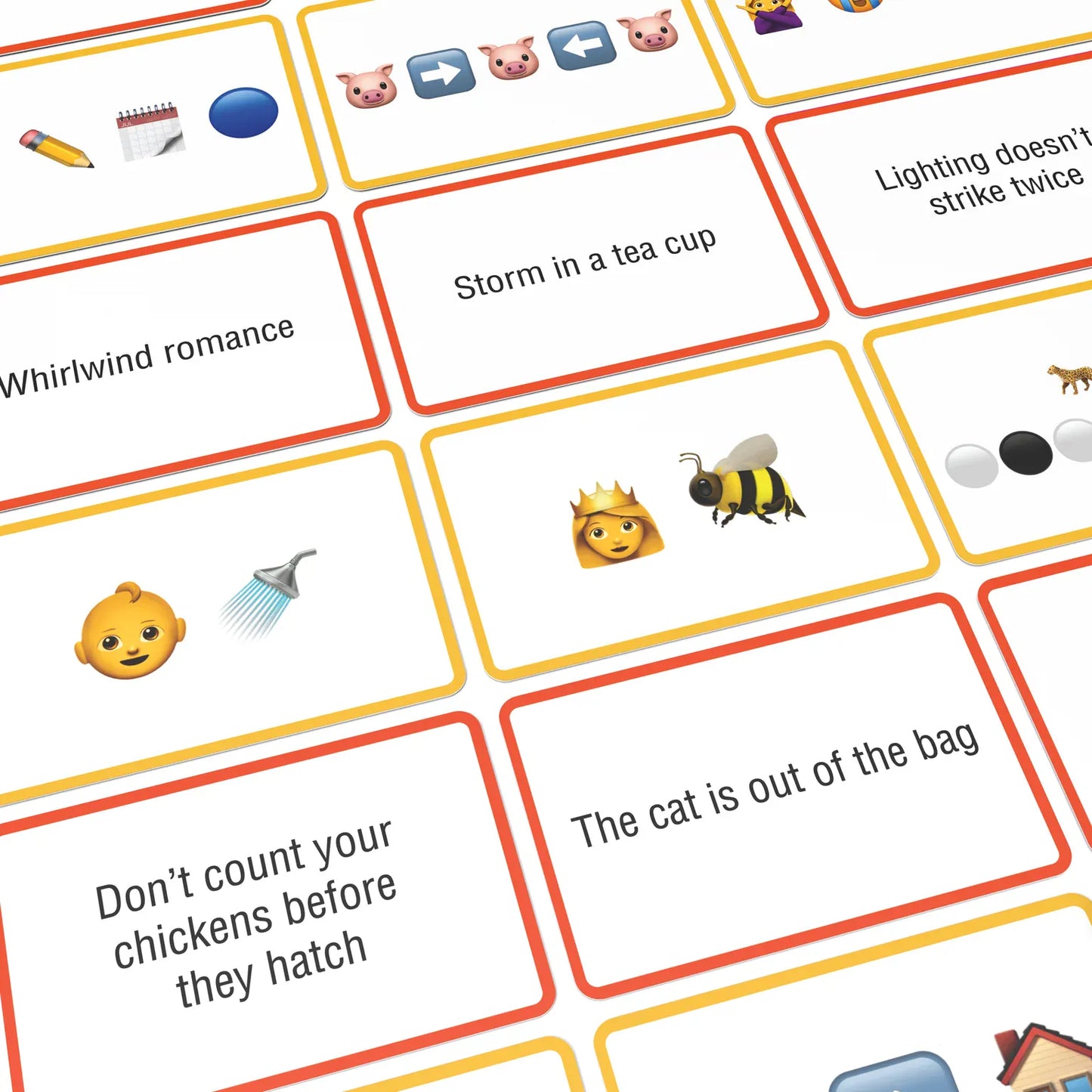Bubblegum Stuff Card Games Name the Emoticon Card Game