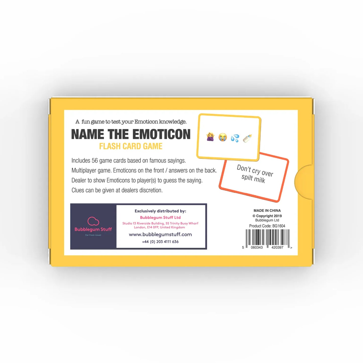 Bubblegum Stuff Card Games Name the Emoticon Card Game