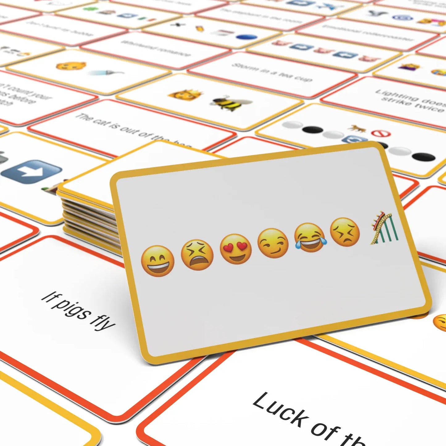 Bubblegum Stuff Card Games Name the Emoticon Card Game