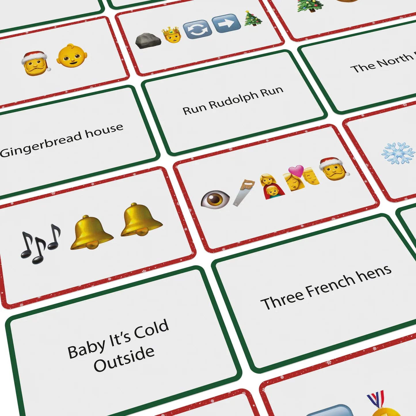 Bubblegum Stuff Card Games Name The Emoticon Game - Christmas Edition