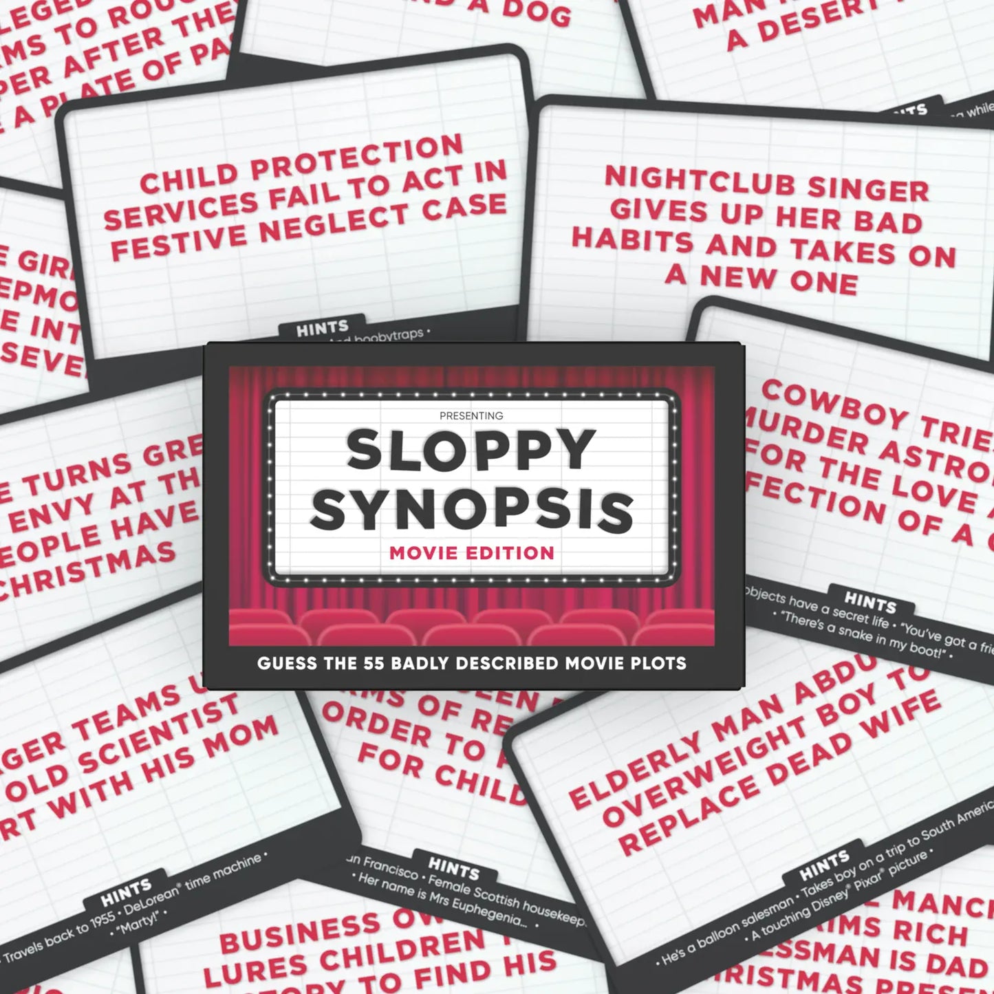 Bubblegum Stuff Card Games Sloppy Synopsis - Movie Edition Card Game
