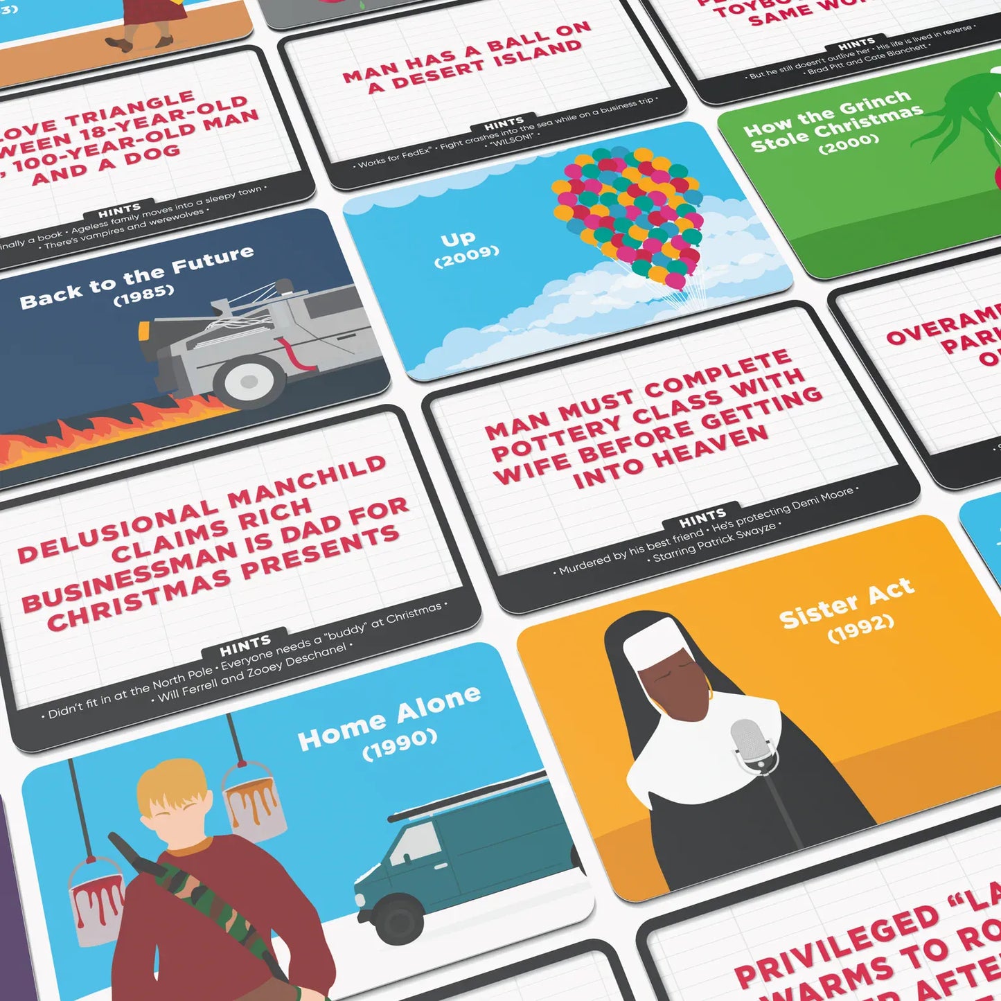 Bubblegum Stuff Card Games Sloppy Synopsis - Movie Edition Card Game