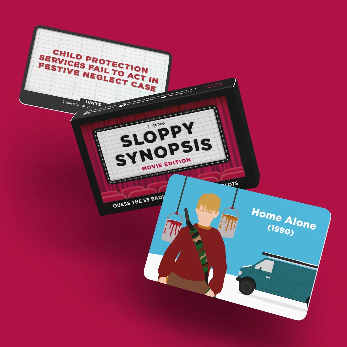 Bubblegum Stuff Card Games Sloppy Synopsis - Movie Edition Card Game
