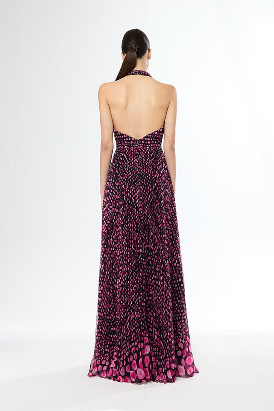 Fuchsia Eclipse Halter Dress NELLIE&DOVE Fuchsia Eclipse Halter Dress NELLIE&DOVE