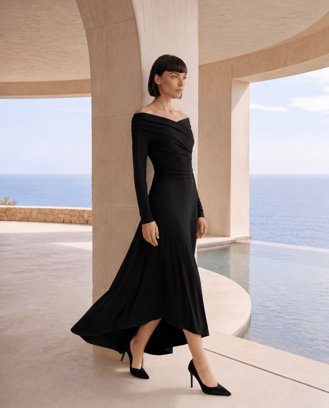 Carla Ruiz Dresses The Solstice Dress in Black
