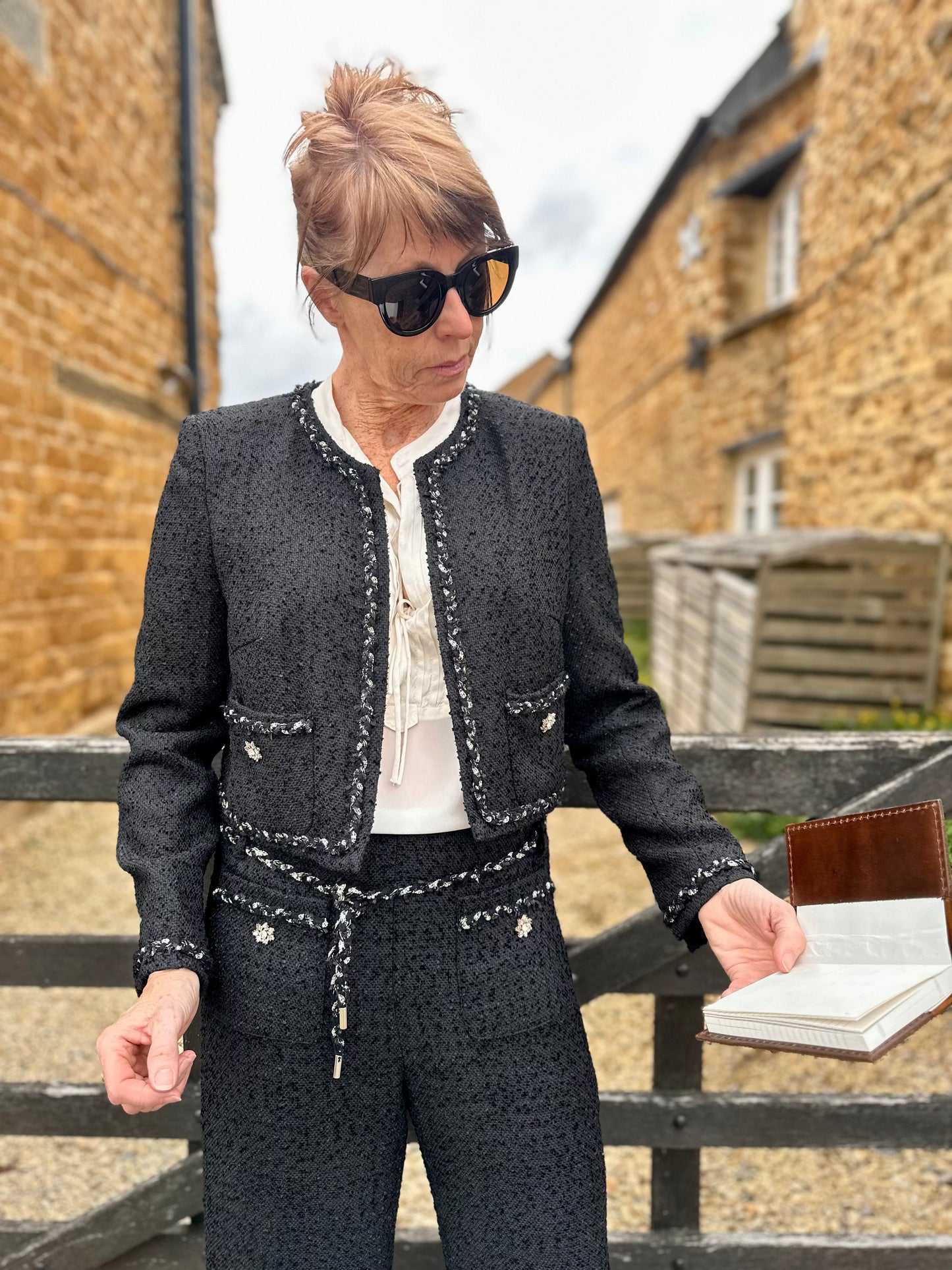 Carla Ruiz JACKET Chic Bouclé Jacket