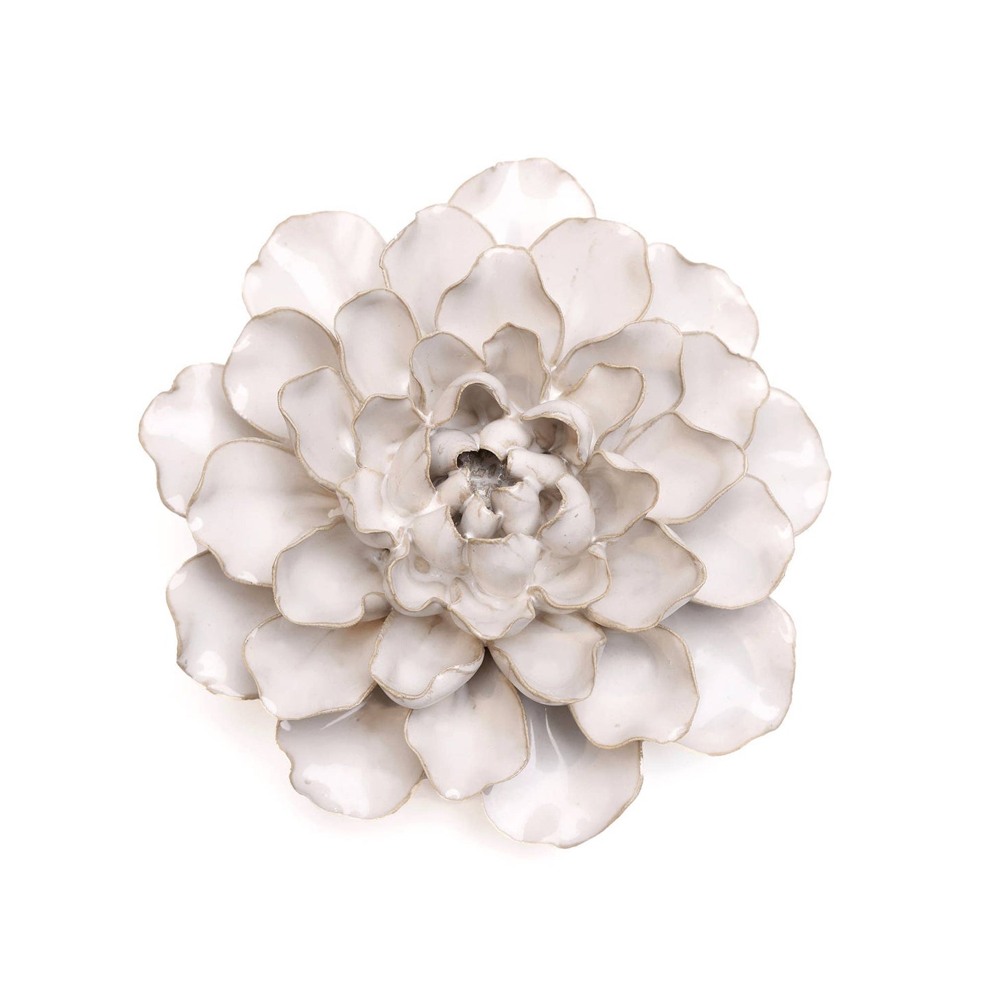 Chive English Garden Ceramic Flower White Water Lily