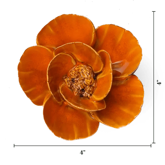 Chive #FR08 Burnt Orange Poppy Flower Shop Gift Items