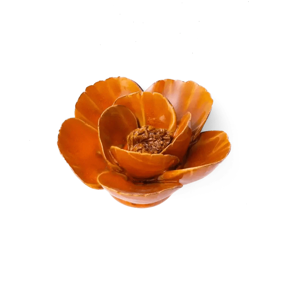 Chive #FR08 Burnt Orange Poppy Flower Shop Gift Items
