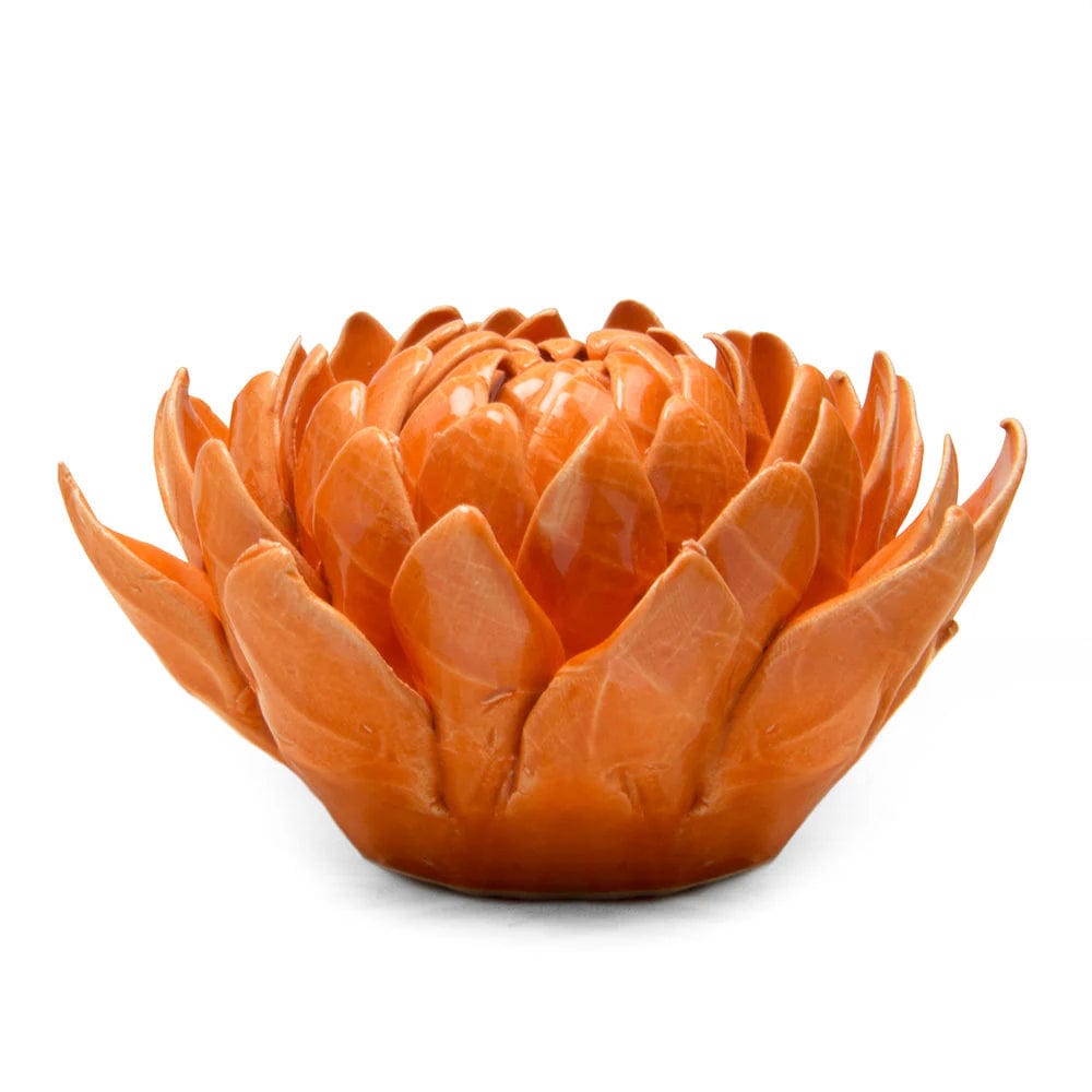 CHIVE Home Ceramic Dahlia in Orange
