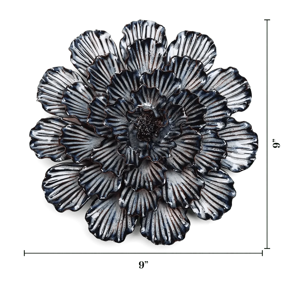 Chive #JA25 Navy Dinner Plate Dahlia Table Top Decoration Boho: Mofo Blue