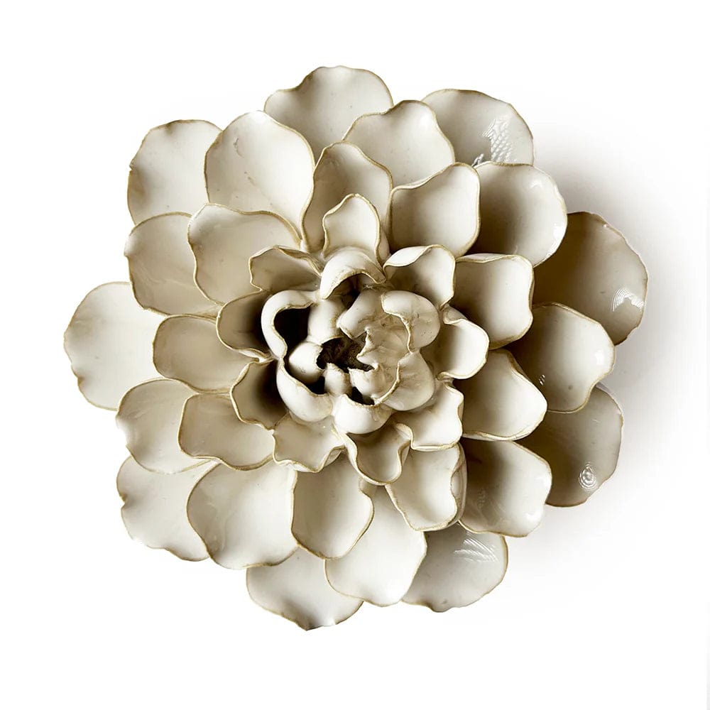 CHIVE Room Decor Ceramic Flower White