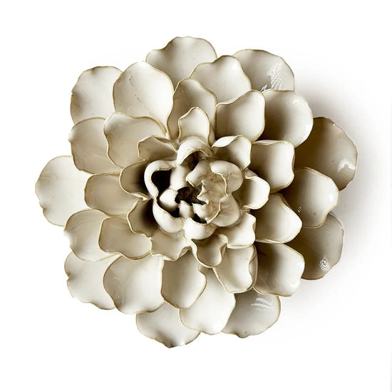 CHIVE Room Decor Ceramic Flower White