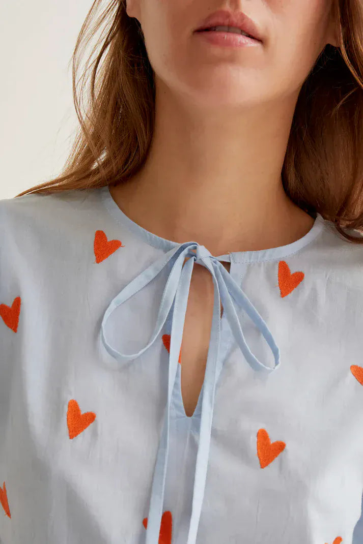 Compania Fantastica Tops Sweetheart Tie Top