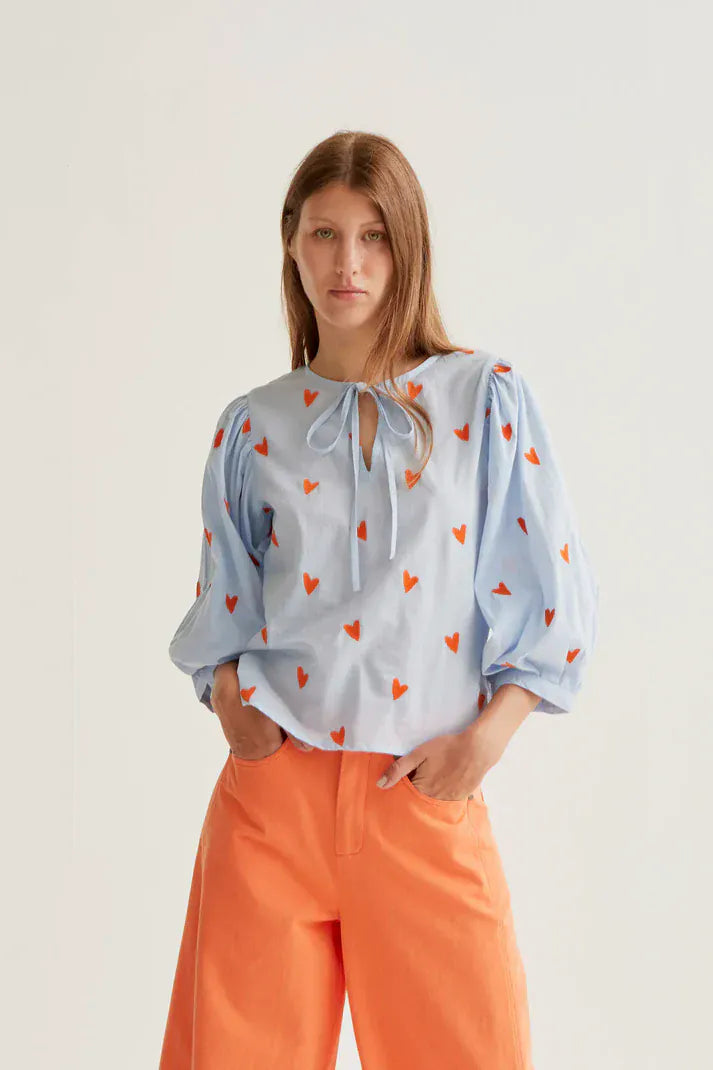 Compania Fantastica Tops Sweetheart Tie Top