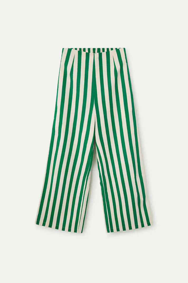 Compania Fantastica Trousers Bamboo Green Print Trousers