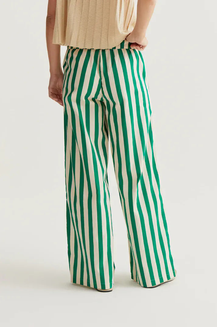 Compania Fantastica Trousers Bamboo Green Print Trousers