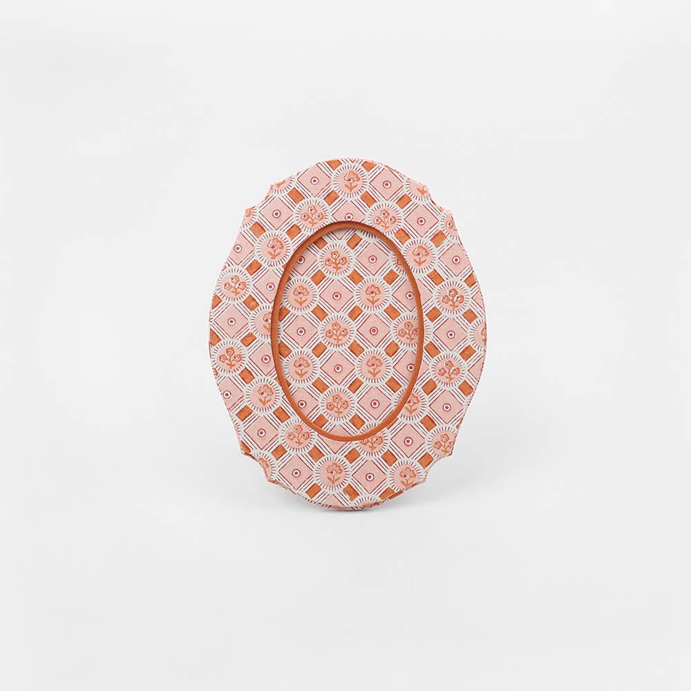 Craft Boat Accessories Oval Table Top Picture Frame - Spring Bloom Orange