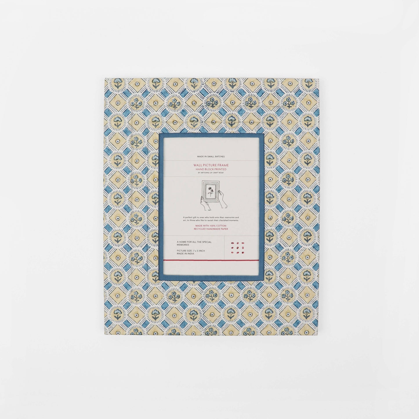 Craft Boat Accessories Wall Picture Frame - Spring Bloom Blue