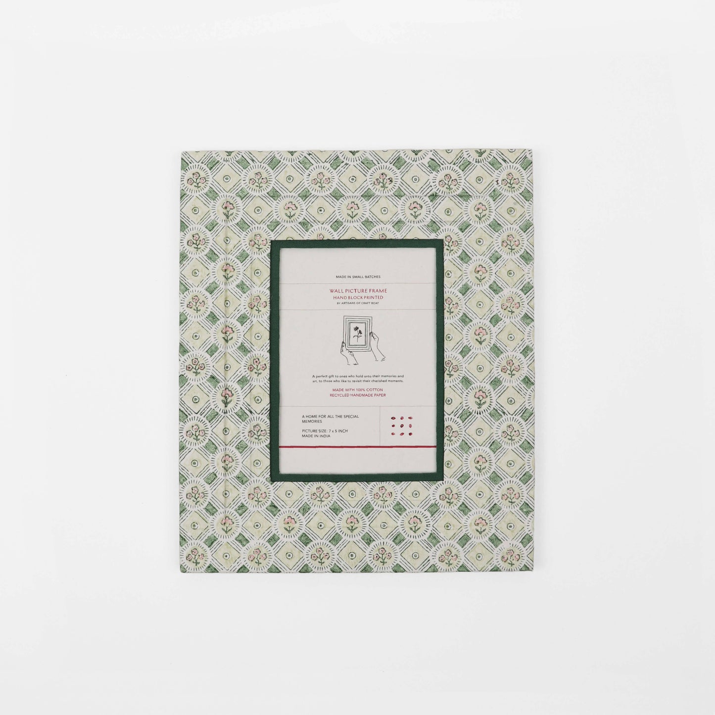Craft Boat Accessories Wall Picture Frame - Spring Bloom Green