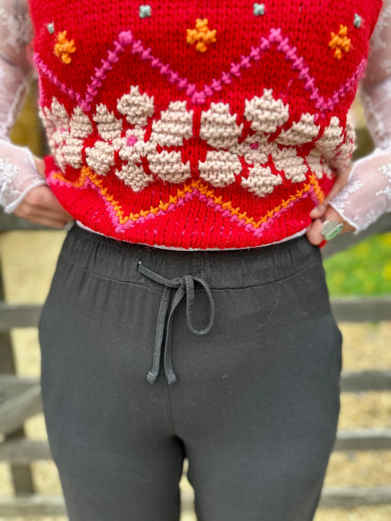 Crossley Trousers Soft Drape Everyday Trousers in Black