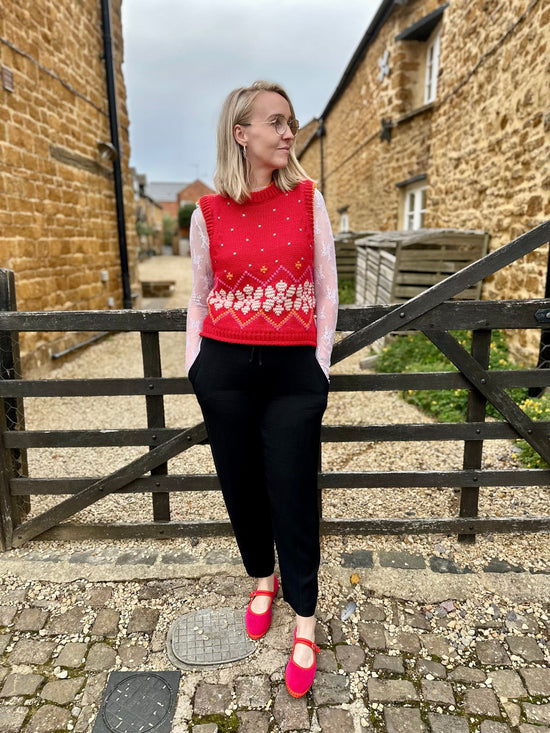 Crossley Trousers Soft Drape Everyday Trousers in Black