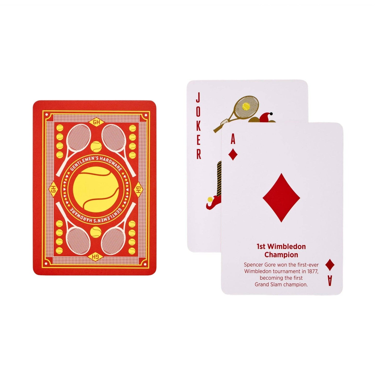 Designworks Collective Gentlemen's Hardware Tennis Themed Playing Cards