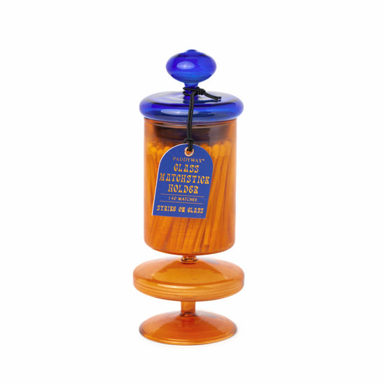 Designworks Collective Paddywax Bubble Glass Match Holder (140 Pcs) - Funky Amber
