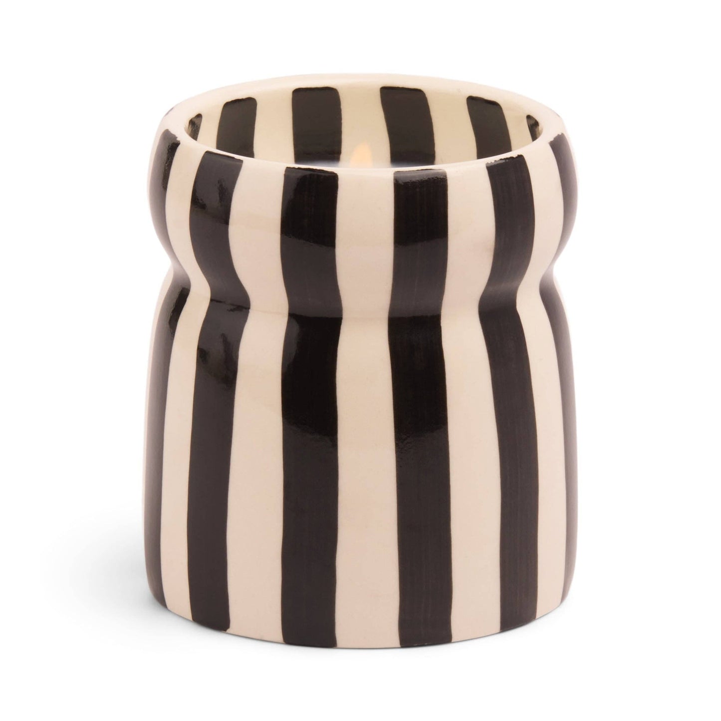 Designworks Collective Paddywax Cabana Black Ceramic Candle - Lava Stone