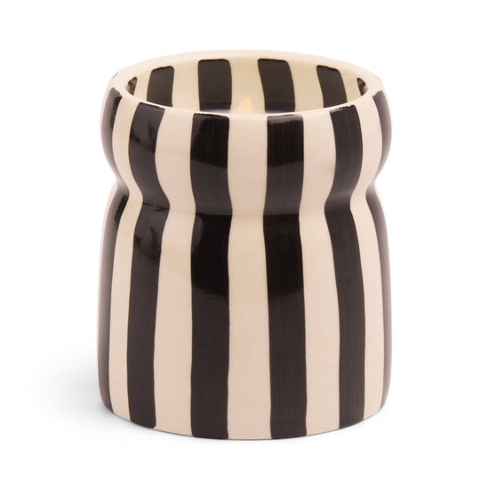 Designworks Collective Paddywax Cabana Black Ceramic Candle - Lava Stone