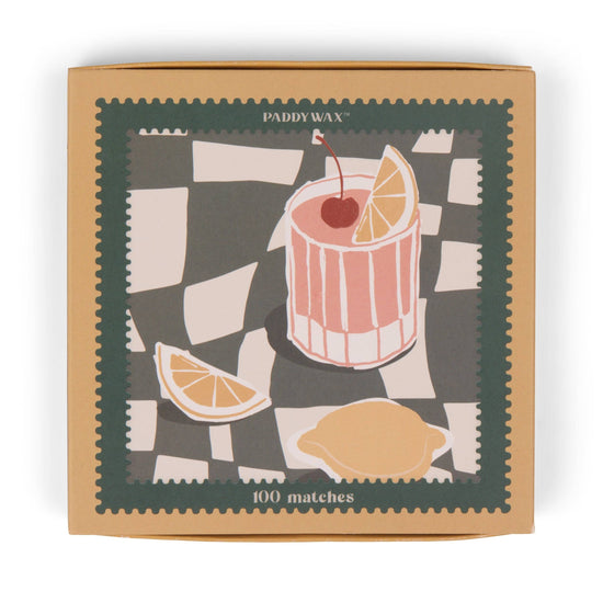 Designworks Collective Paddywax Jumbo Boxed Matches - Cocktail