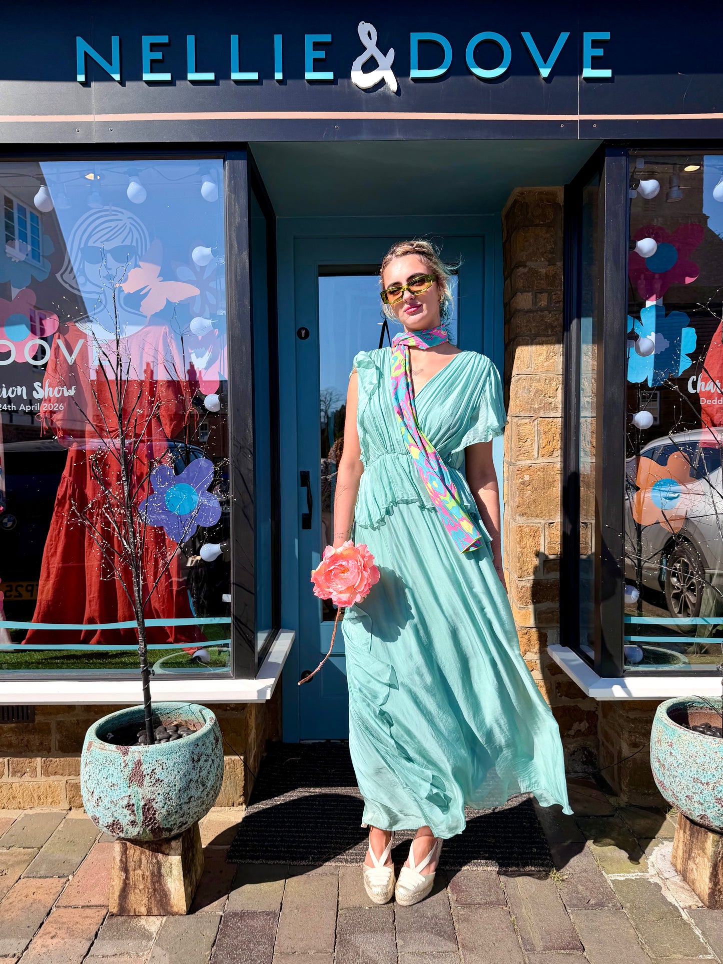 Dixie Dresses Alexa Dress in Opal