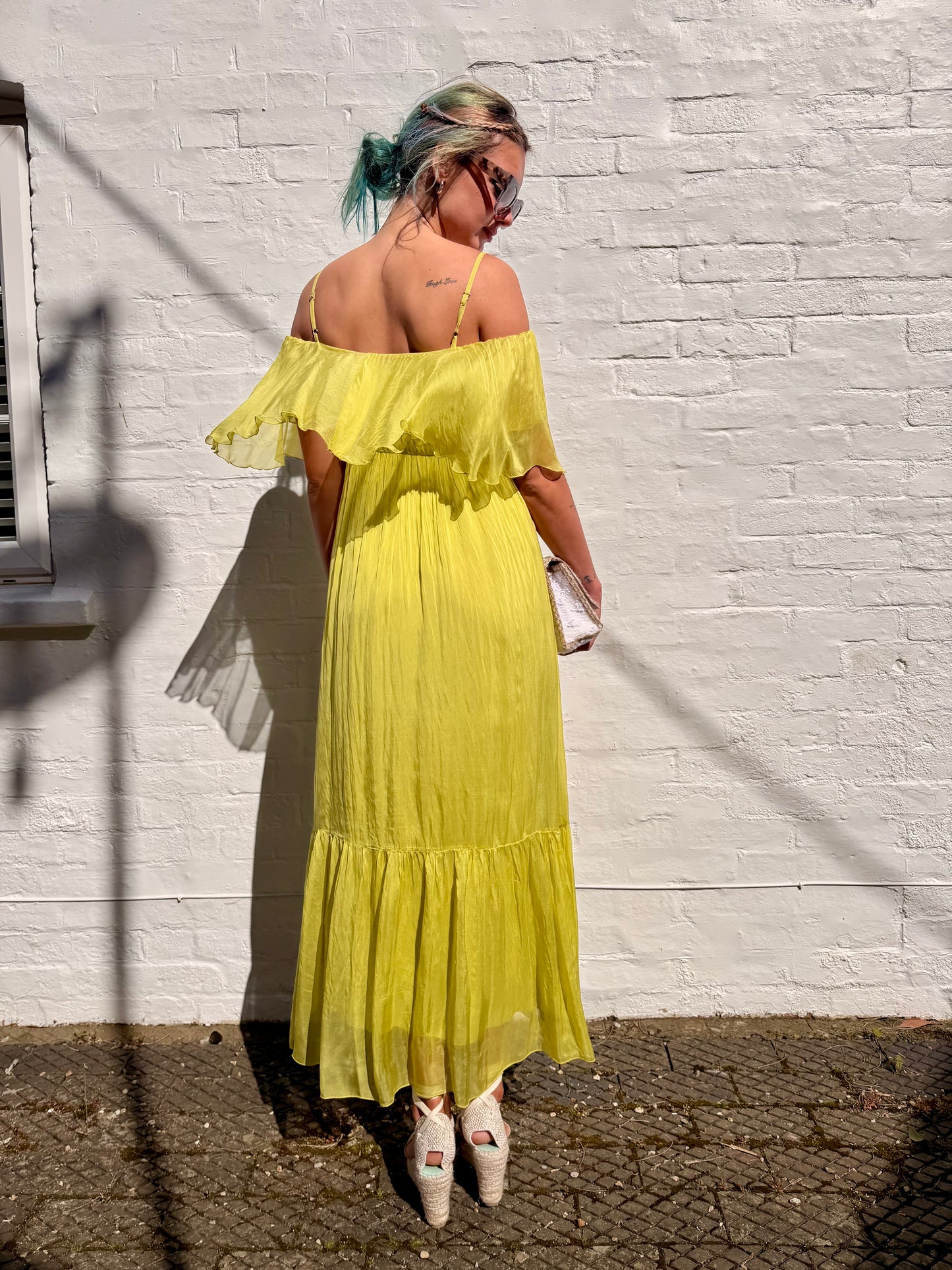 Dixie Dresses Cleo Dress in Lime