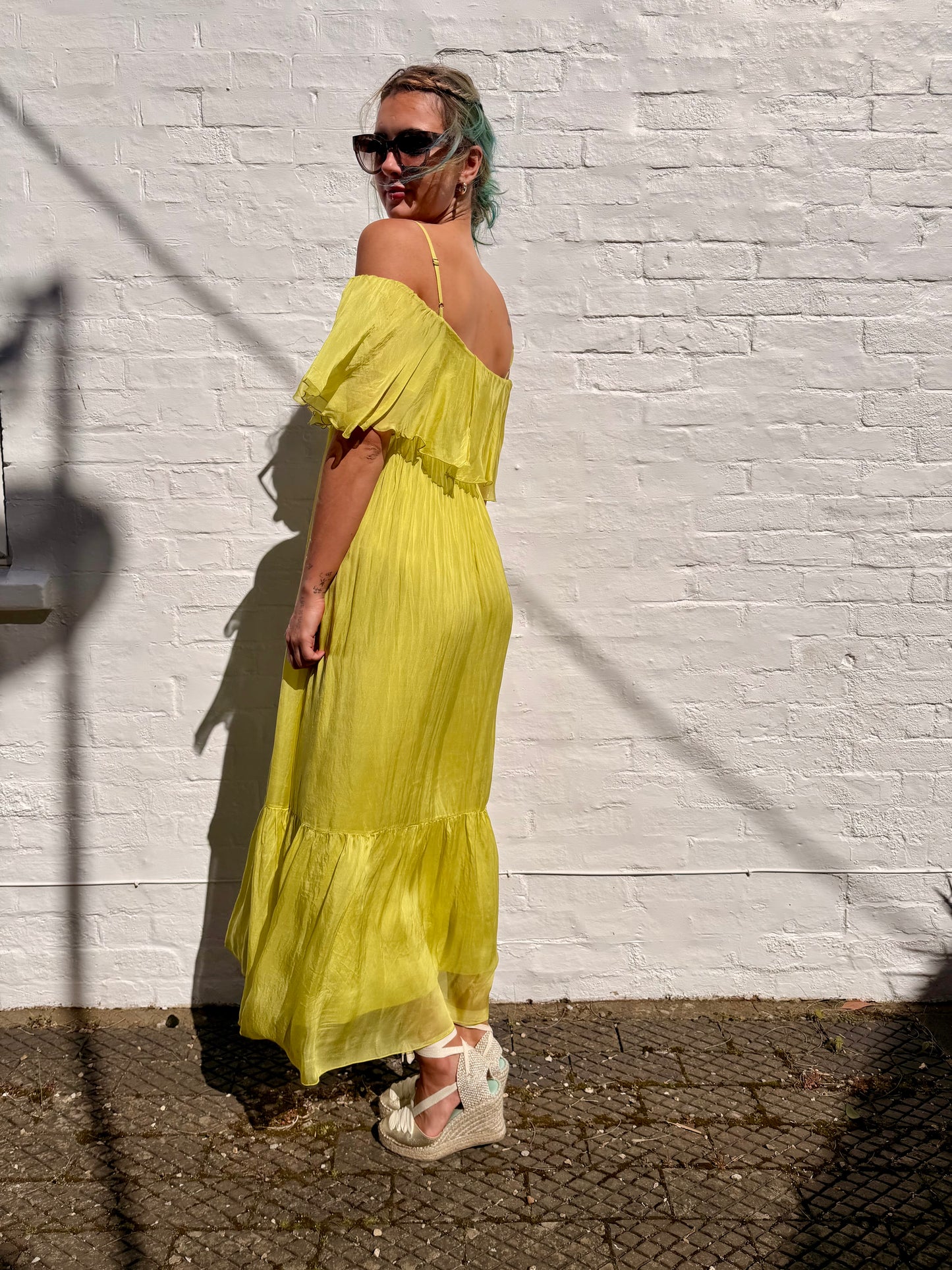 Dixie Dresses Cleo Dress in Lime