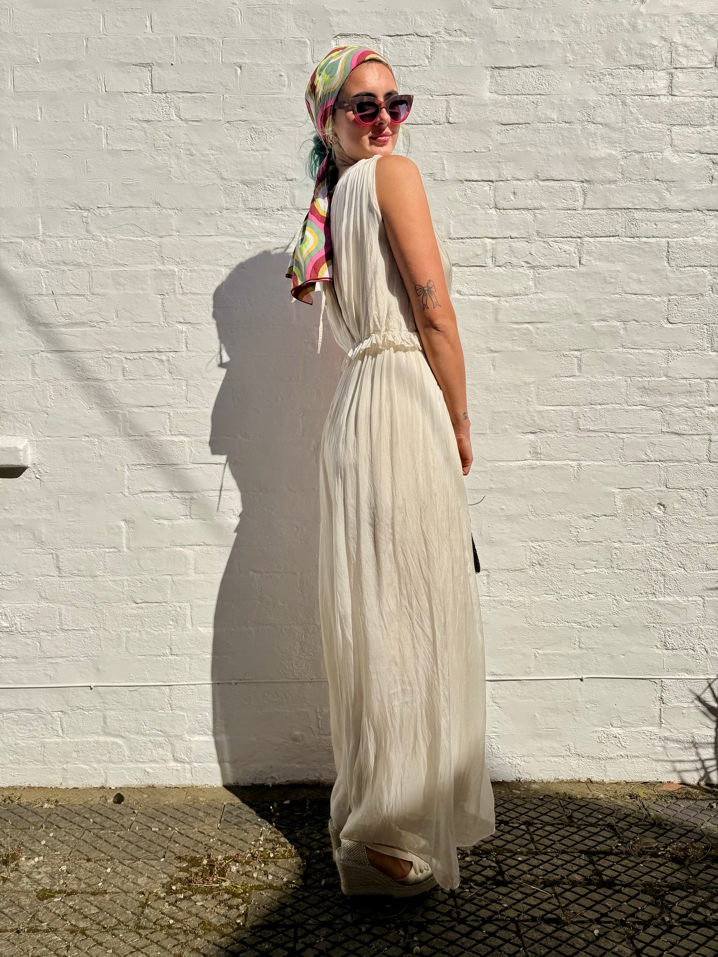 Dixie Jumpsuits Tess Jumpsuit Milky White