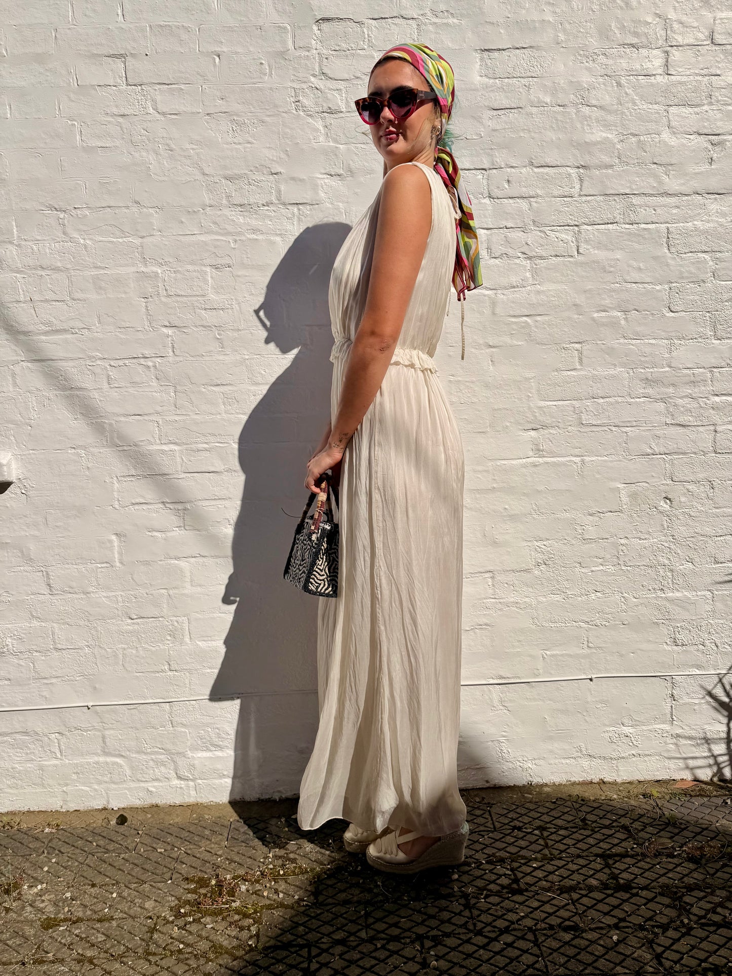 Dixie Jumpsuits Tess Jumpsuit Milky White