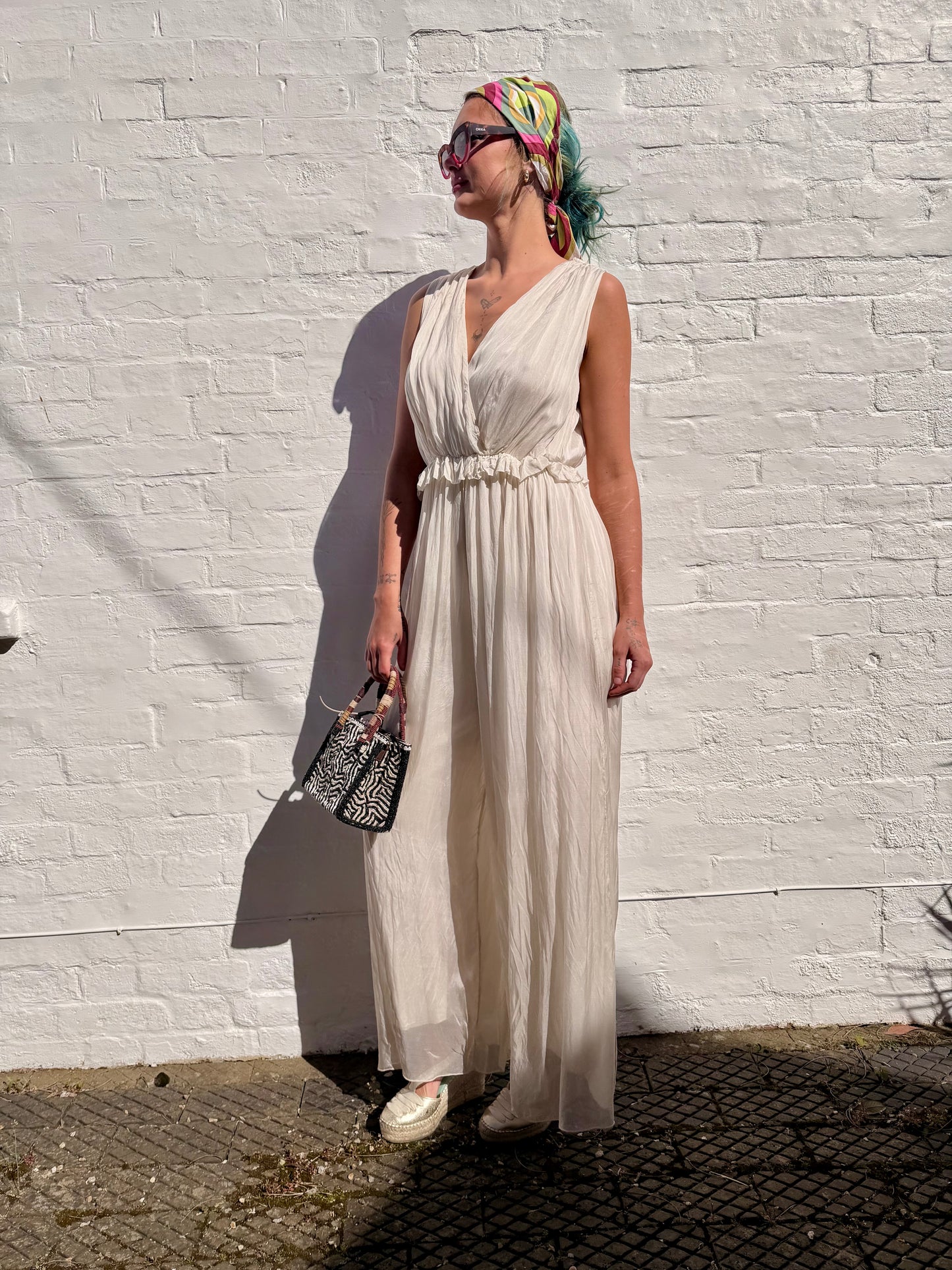 Dixie Jumpsuits Tess Jumpsuit Milky White