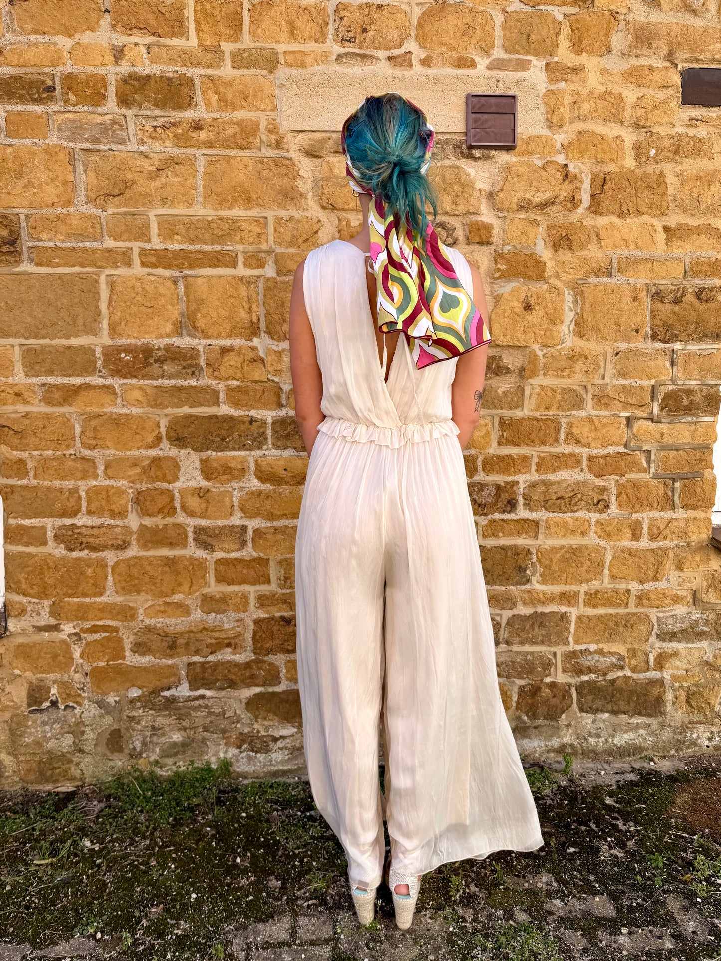 Dixie Jumpsuits Tess Jumpsuit Milky White