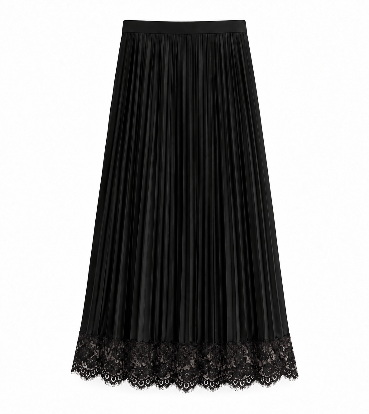 Dixie Skirts Midnight Lace Skirt in Black