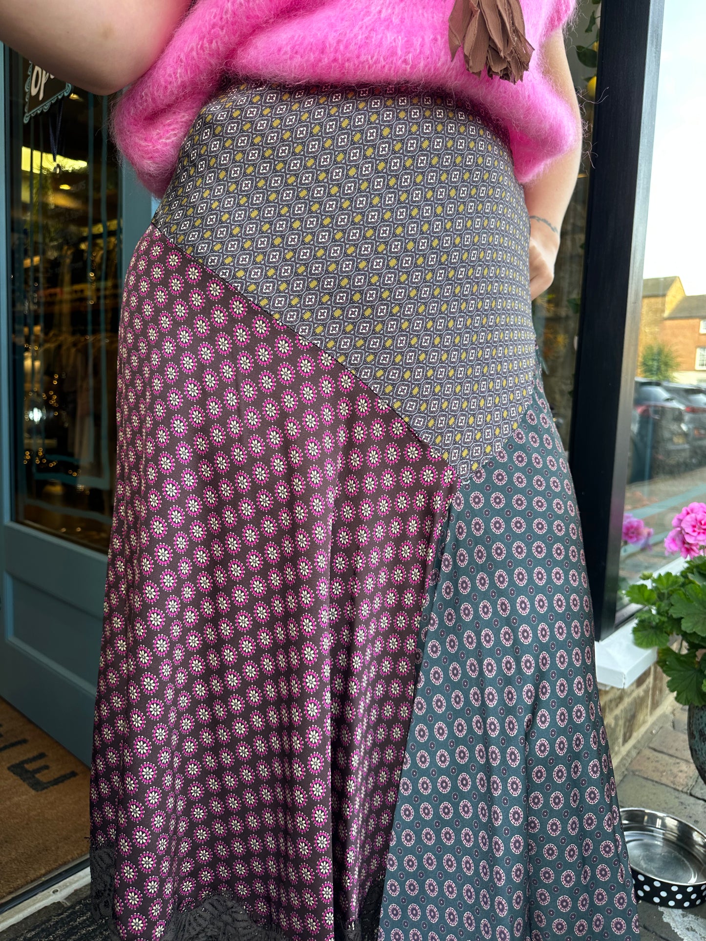 Dixie Skirts Punkette Skirt in Berry Mix
