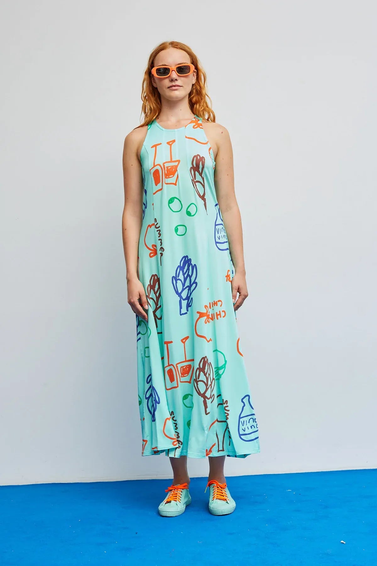 Dr Bloom Dresses Crunch Veggie Print Dress