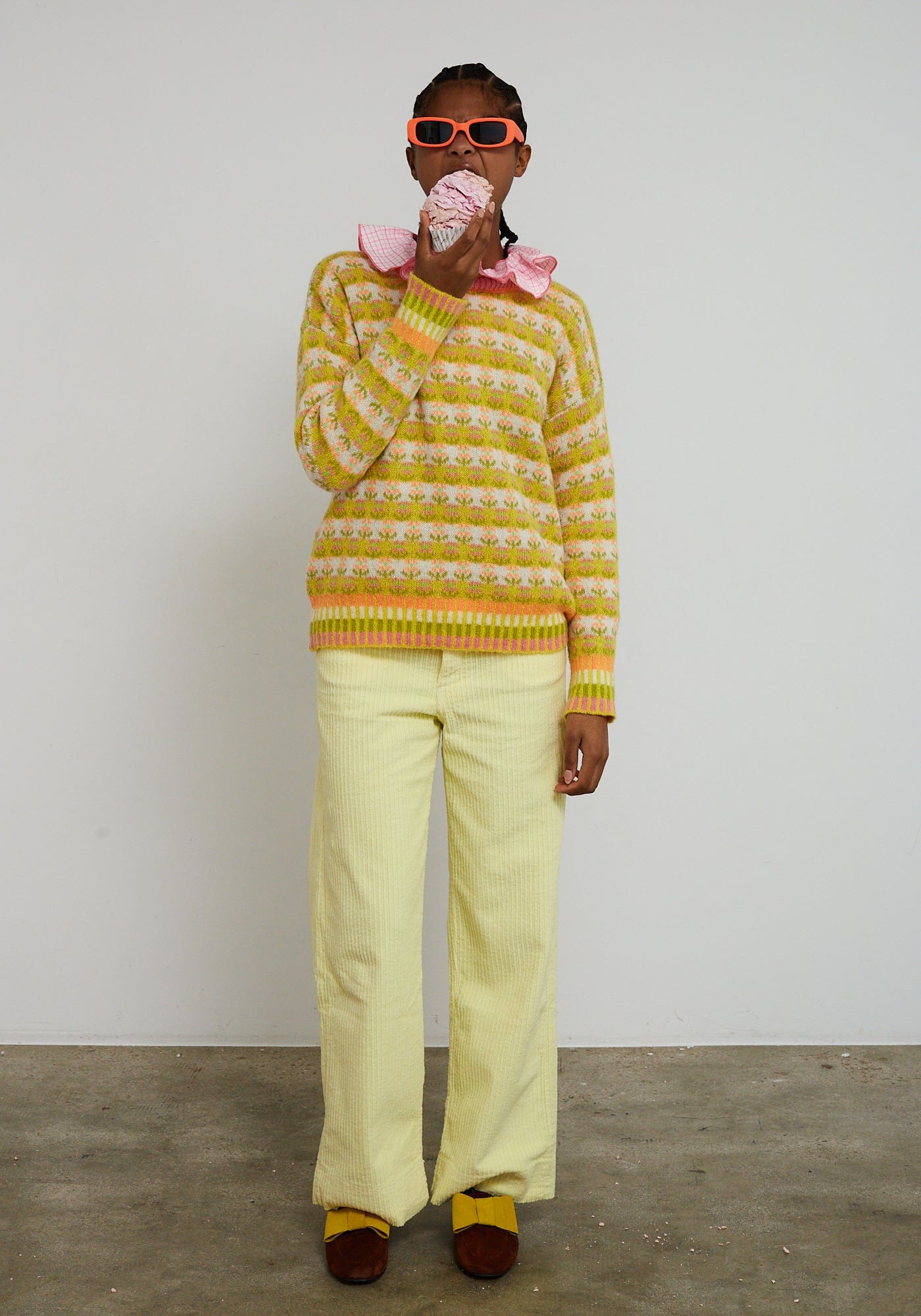 Dr Bloom Knitwear Blossom Knit in Amarillo