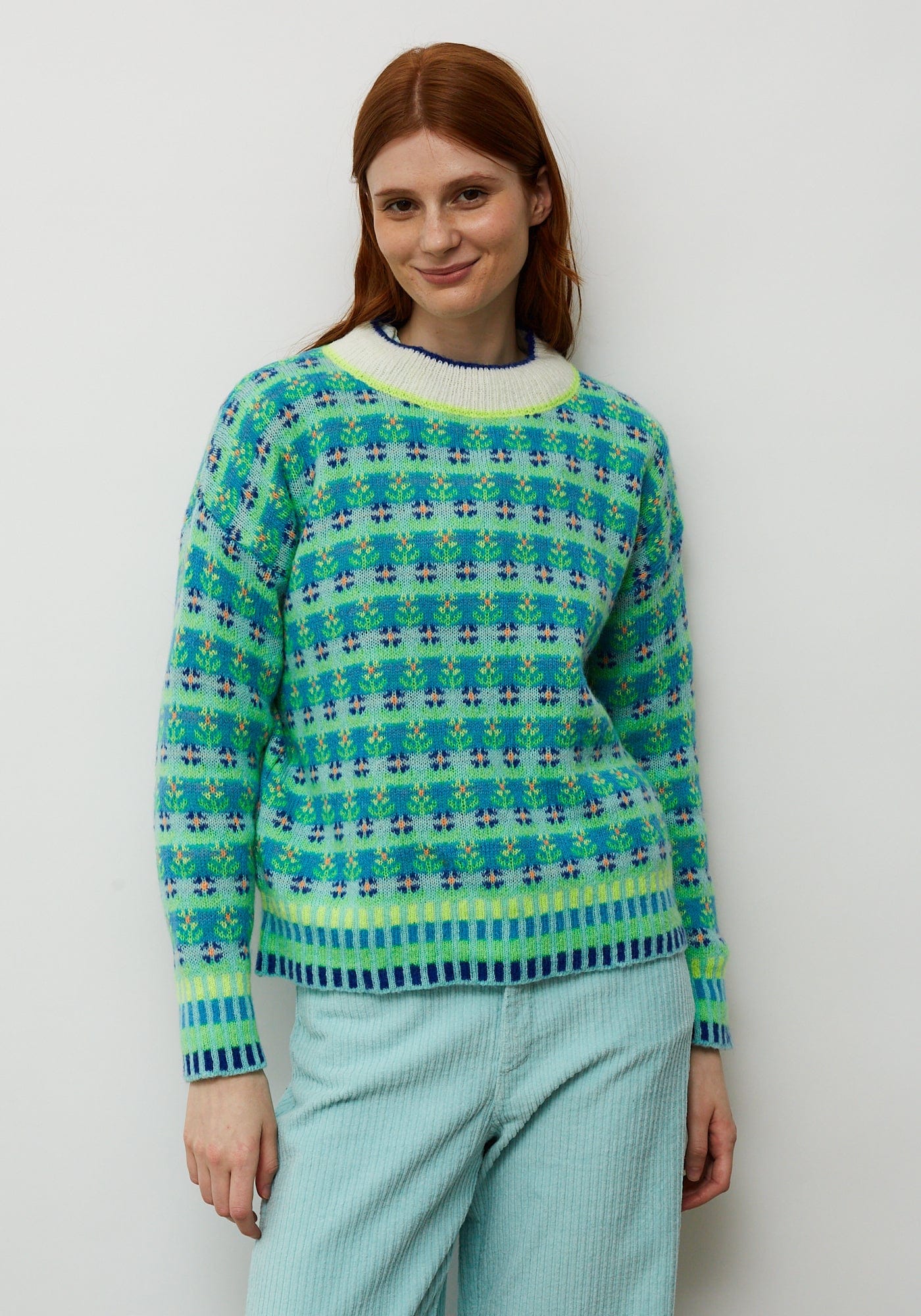Dr Bloom Knitwear Blossom Knit in Azul