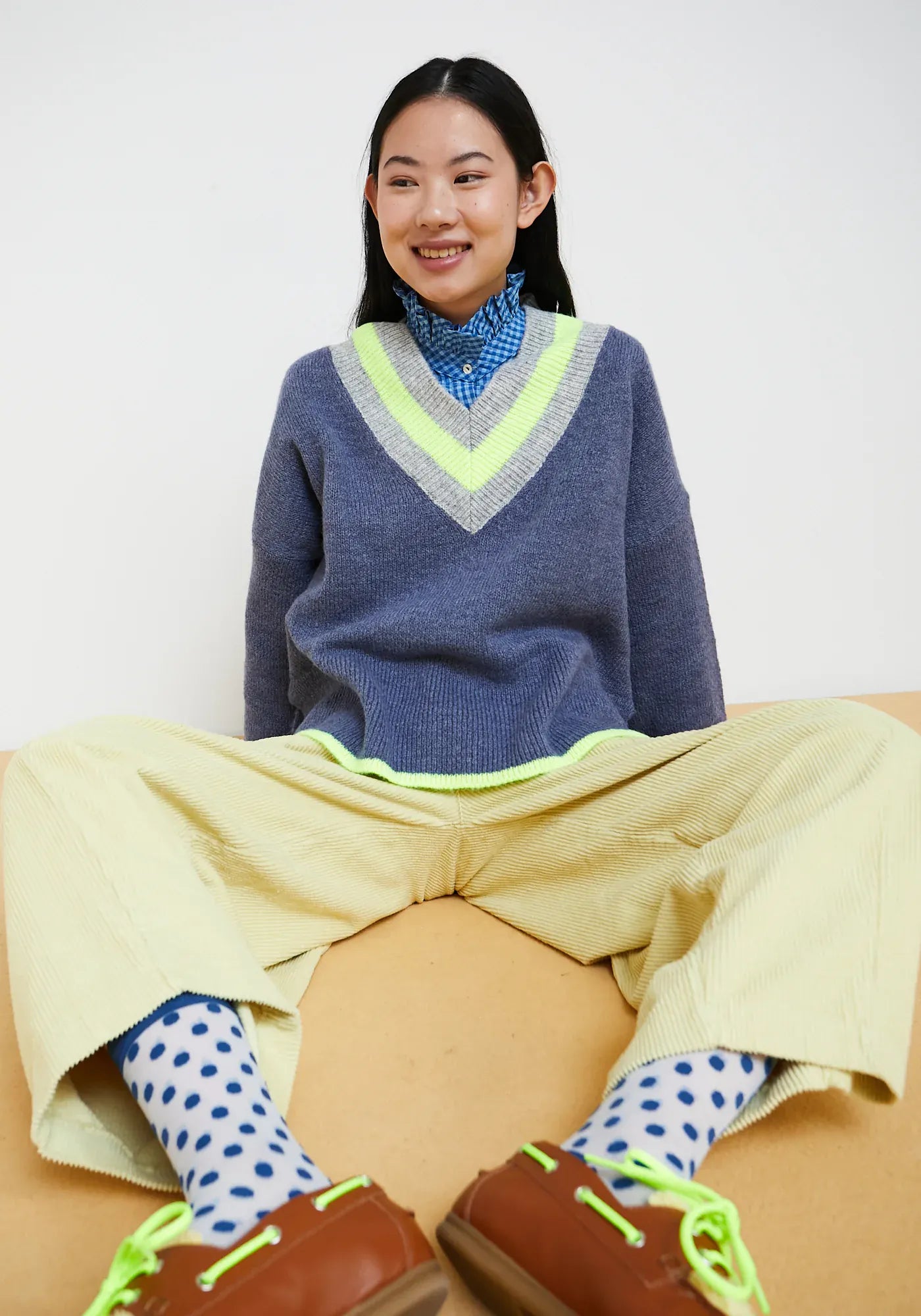 Dr Bloom Knitwear Blue Hug Knit