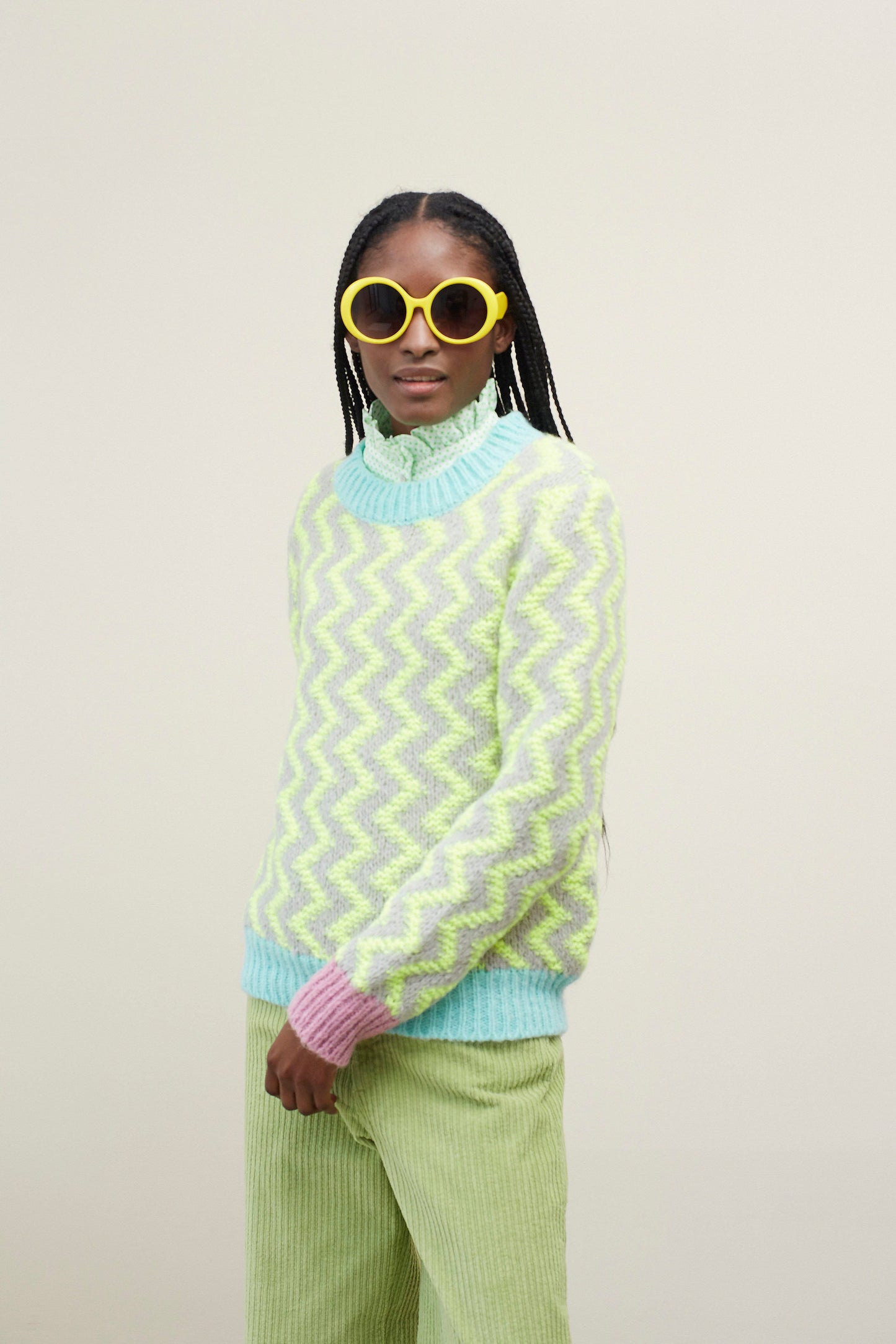 Dr Bloom Knitwear Coqueteo Jumper in Amarillo