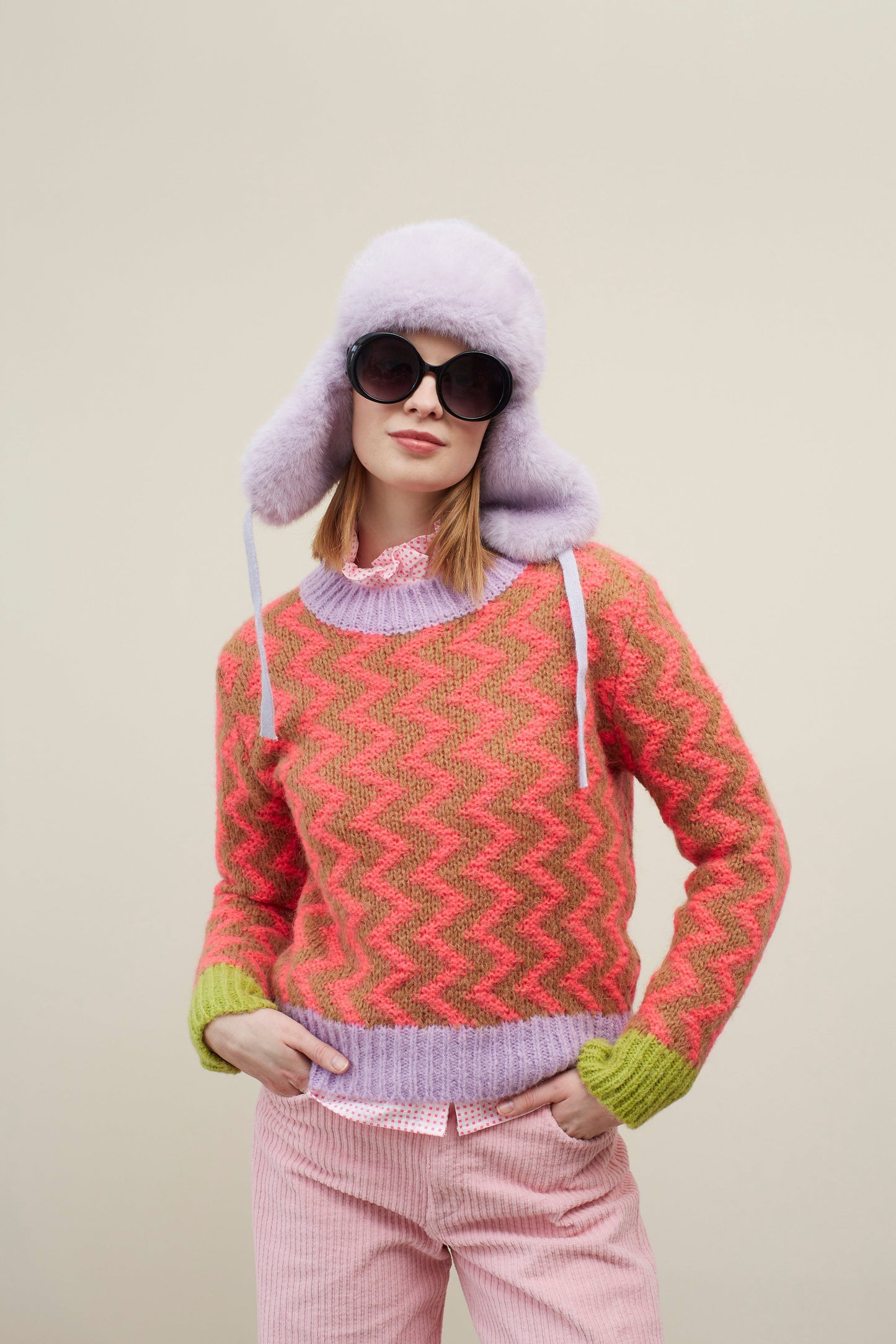 Dr Bloom Knitwear Coqueteo Jumper in Coral