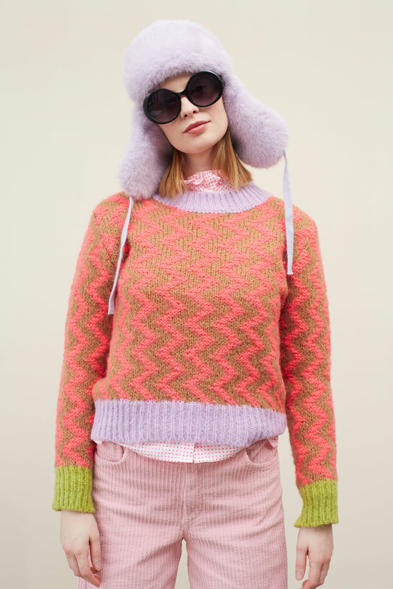 Dr Bloom Knitwear Coqueteo Jumper in Coral